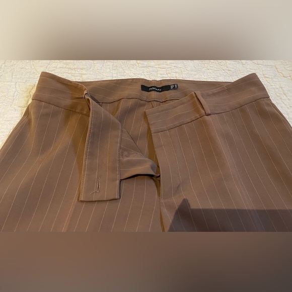 InWear Pants Cafe Latte Brown with Pinstripes, Size EU 40 - Picture 11 of 14